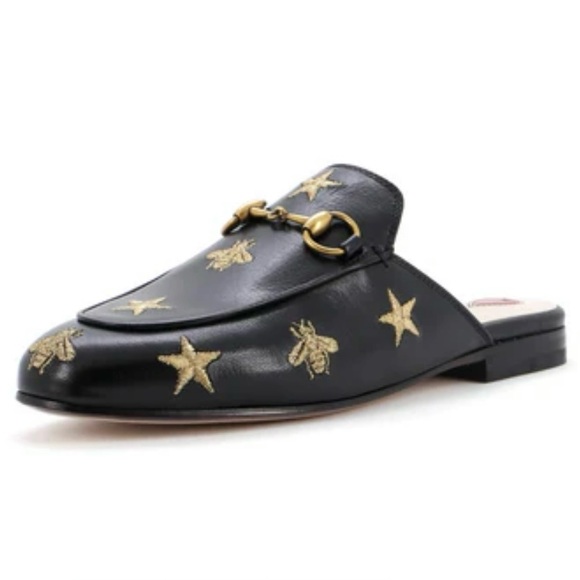 Gucci Nero Shoes with Gold Accents - Picture 1 of 7
